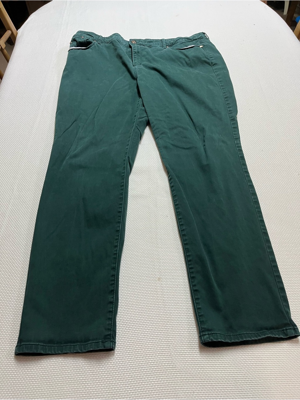 Chico's Deep Forest Green Jeggings